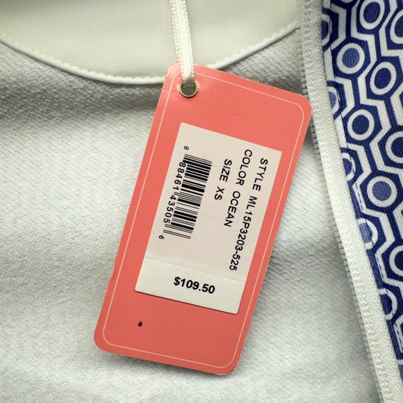 Magnolia Lane Tech Masters Augusta National Geometric Full Zip Jacket - XS (NWT) - Picture 8 of 9